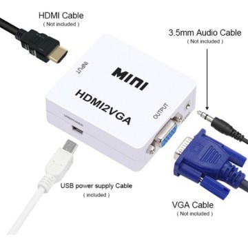 HDMI A VGA 1